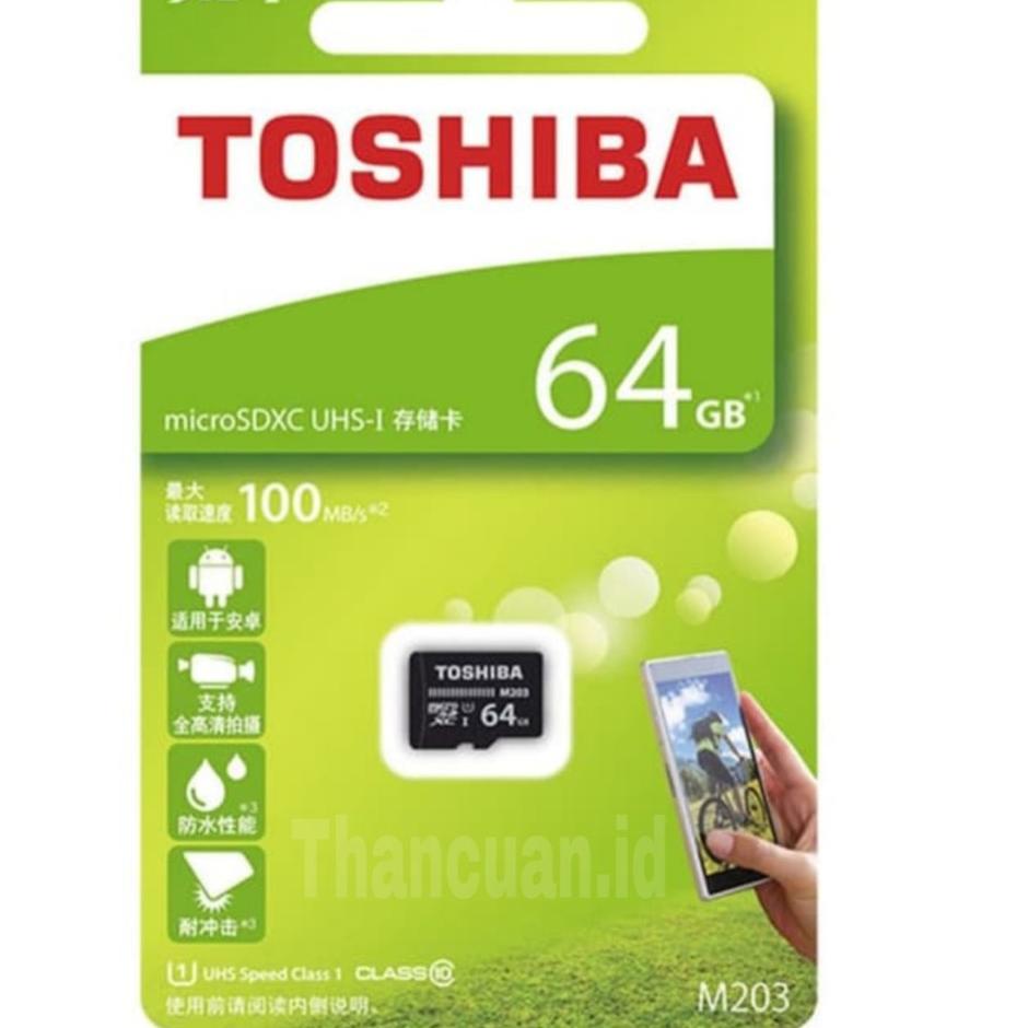 Kejar Sekarang Micro SD Toshiba 64GB - Memory Card 64 GB - MicroSD Toshiba - MMC - Original
