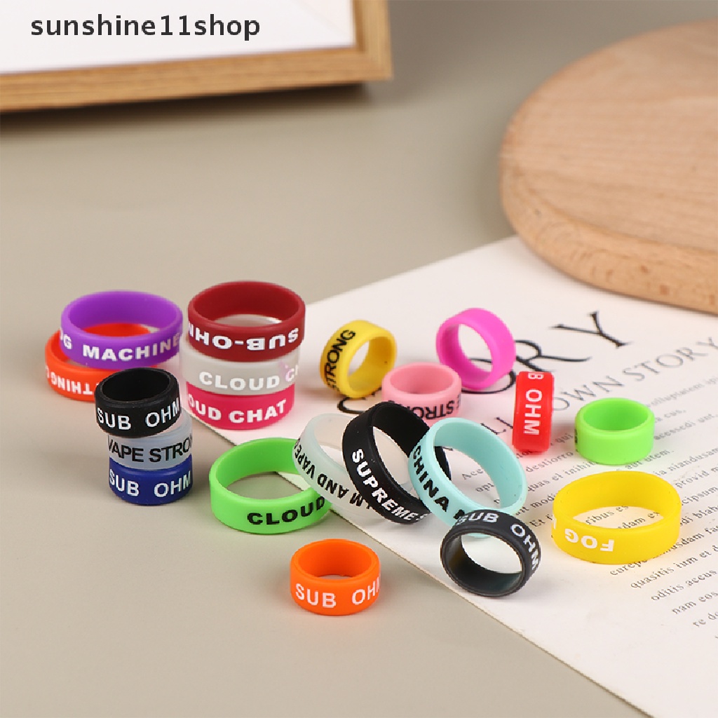 Sho 10pcs 13mm/20mm New ring Cincin Silikon Untuk mods Mekanik rda rba N