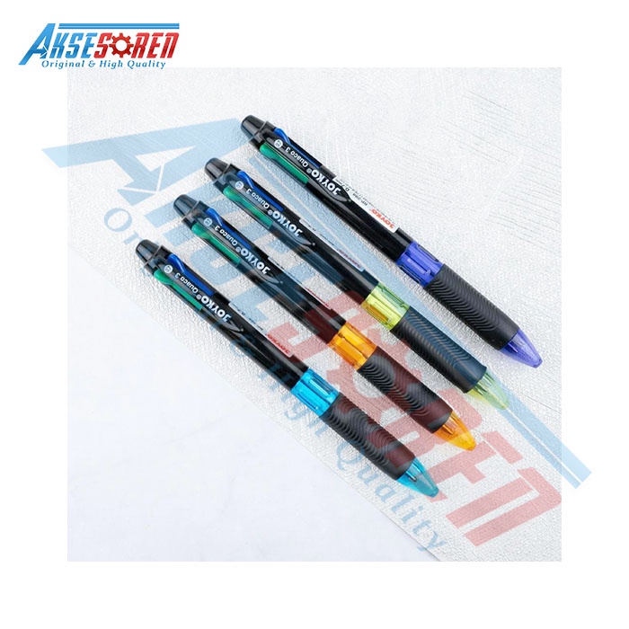 

Terlaris ✨ -Pulpen Joyko Quaco 3 BP-288 [1 Pack / 12 Pcs] / Ball Pen 4 Warna 1 Pak / Pena Bolpen 1 Lusin / Ballpoint 0.7 mm- 2.2.23