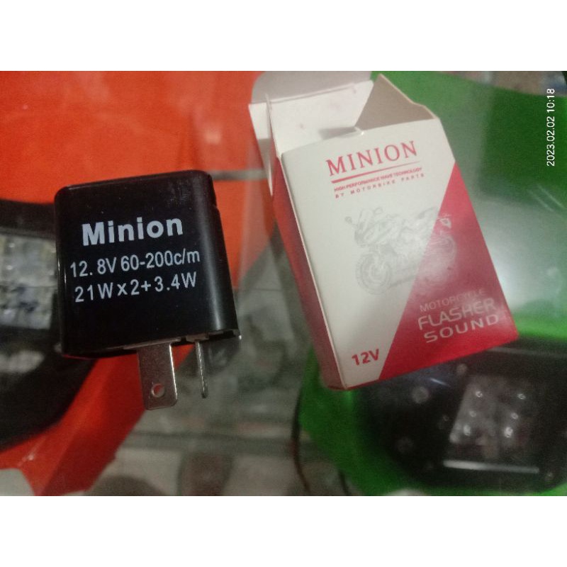 flasher kedip bunyi/flasher sein(reting) bunyi,khusus semua All bebek merk minion