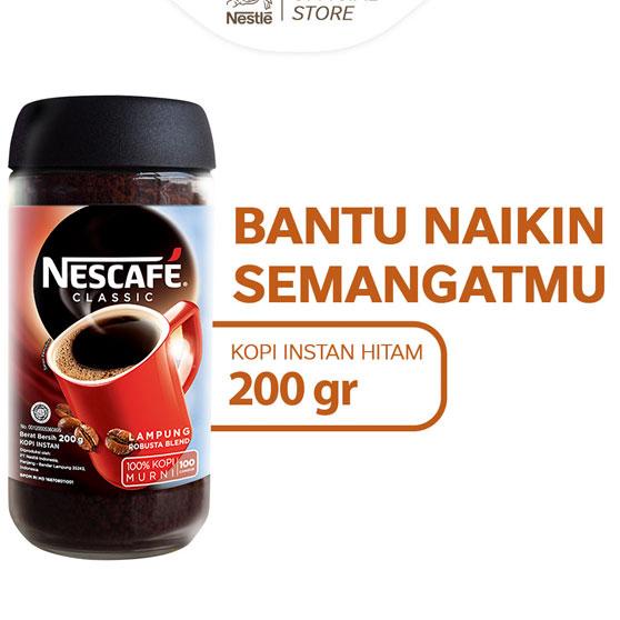 

N37 NESCAFE Classic Kopi Instan Kopi Hitam 200 gr TERBARU り