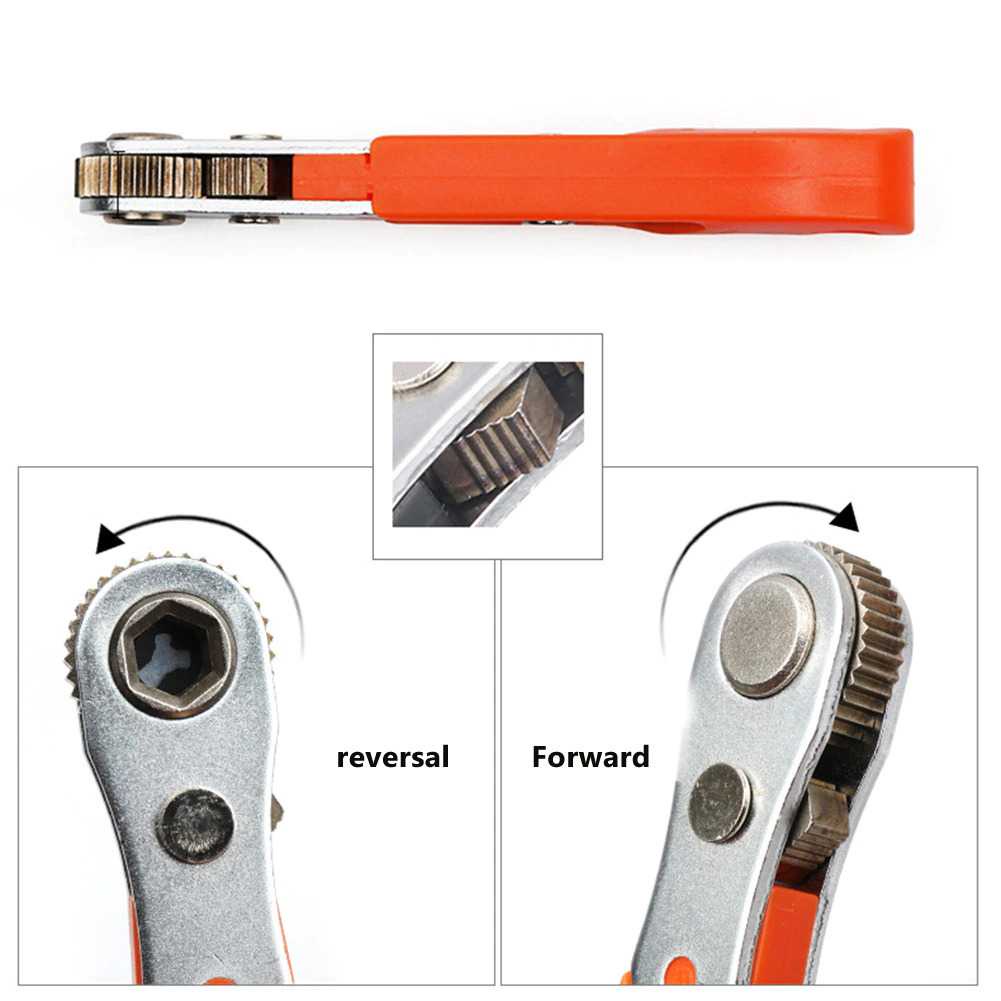 (BISA COD) FTIHSHP Alloet Kunci Pas Hexagon Ratchet Spanner - MXT-373