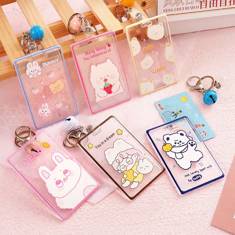 ⭐️𝐈𝐇𝐒 𝟏𝟎𝟏𝟕 𝐋𝐚𝐦𝐩𝐮𝐧𝐠⭐️Name Tag Lanyard ID Card Holder Acrylic Case ID Card Name Card Holder Transparant