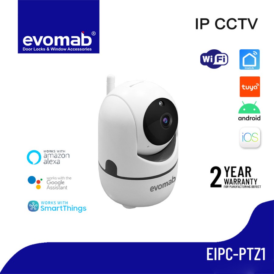 Evomab 360° Kamera CCTV  1080p Wifi &amp; Aplikasi IoT EIPC-PTZ1