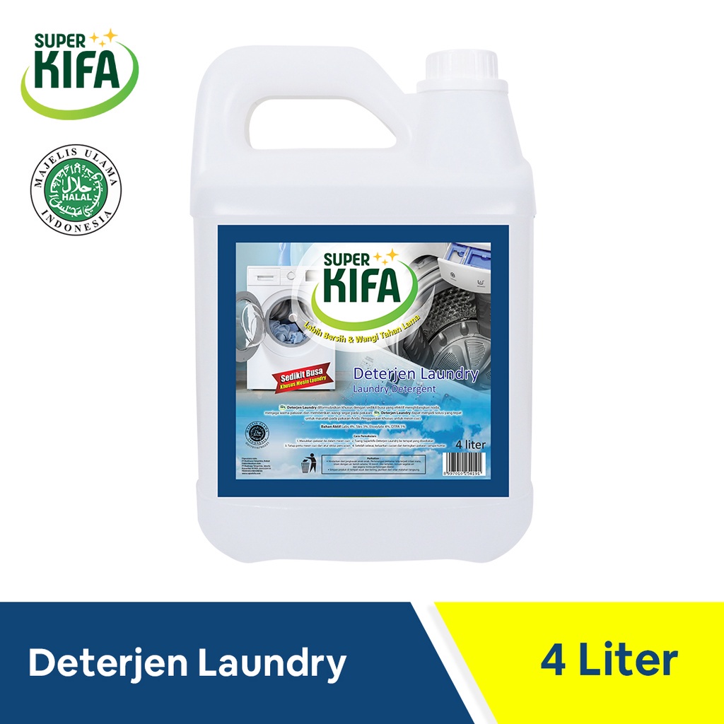 SUPER KIFA Deterjen ( Laundry 4L ) - Pembersih Pakaian