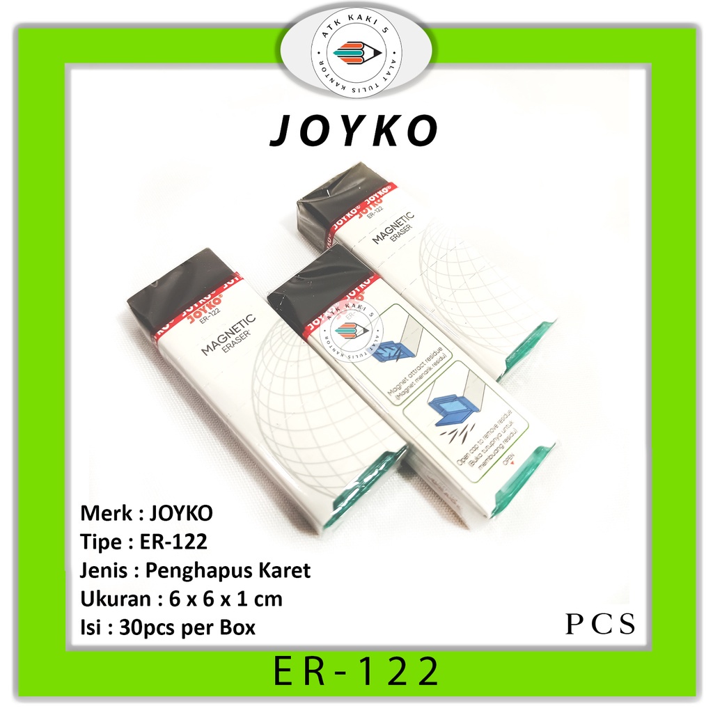 

JOYKO - Penghapus Pensil ER-122 Magnetic Eraser - Pcs