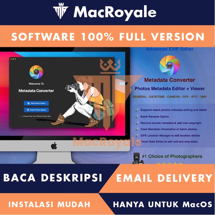 [MacOS] Metadata Converter Full Version Lifetime Full Garansi
