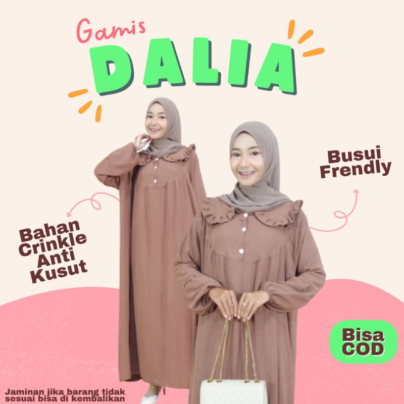 Gamis Remaja Kekinian Gamis Lebaran 2023 Model Gamis Terbaru Baju Muslim Wanita Crinkle Airflow