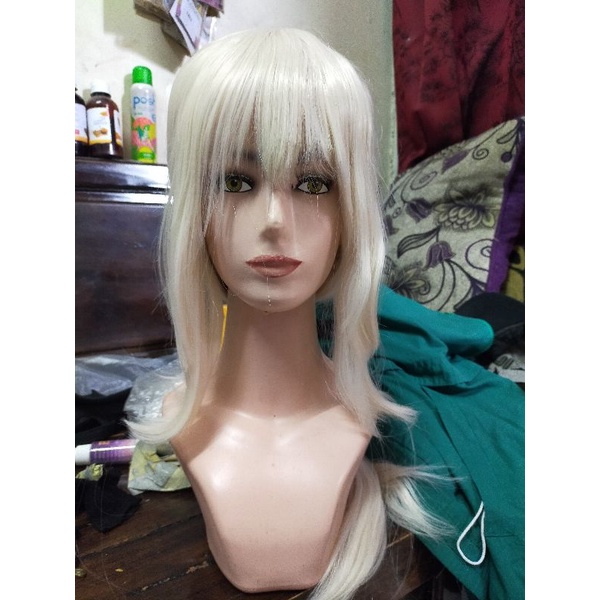 Wig saber alter shinjuku/ Wig base pale blonde/ Wig base milky blonde