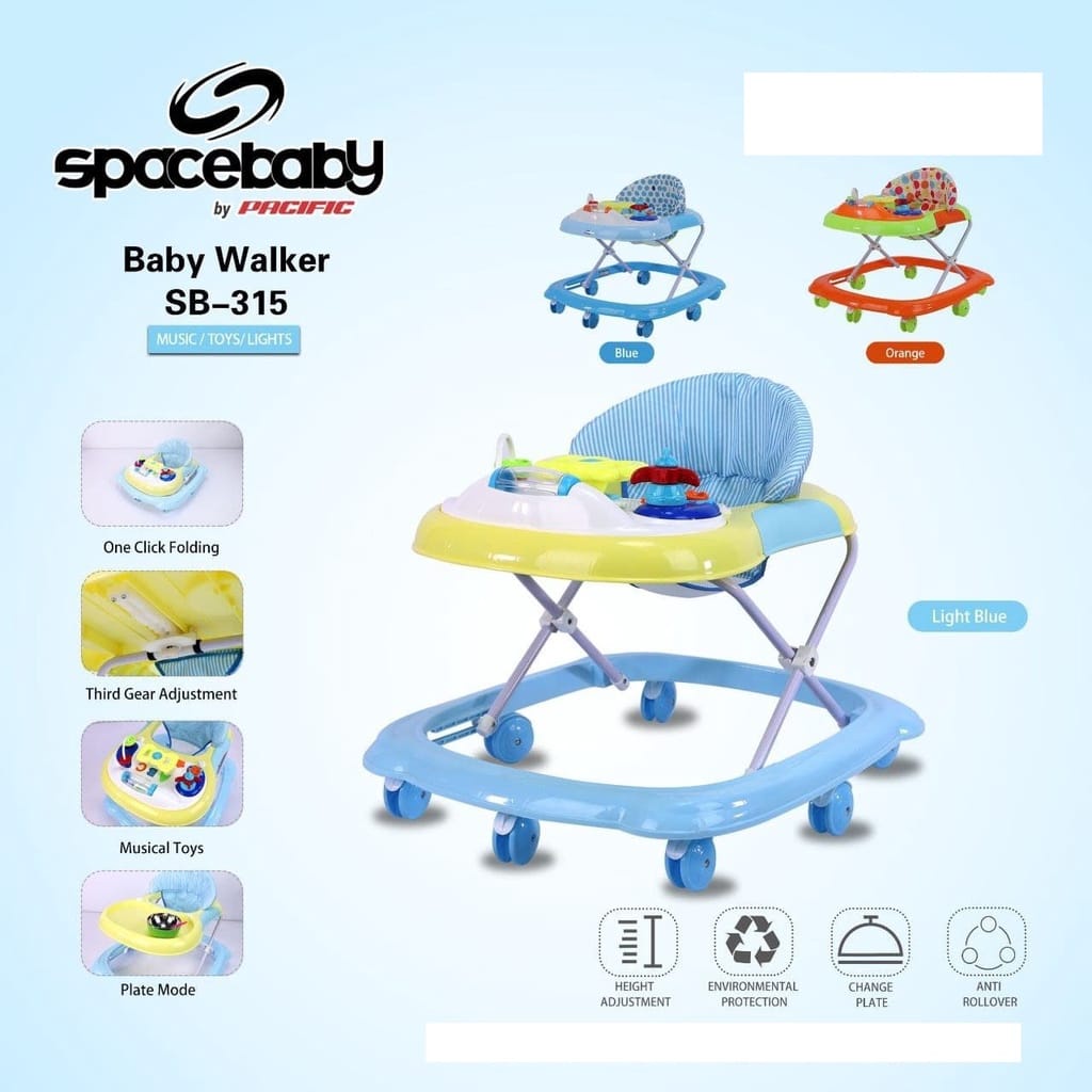 BABY WALKER SPACE BABY SB 302 / 306/307/ 309/316/315/317  ALAT BANTU JALAN BAYI