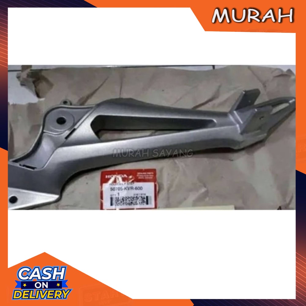 dudukan footstep belakang kiri Honda REVO 100  CAKRAM original  50705-KVR-600