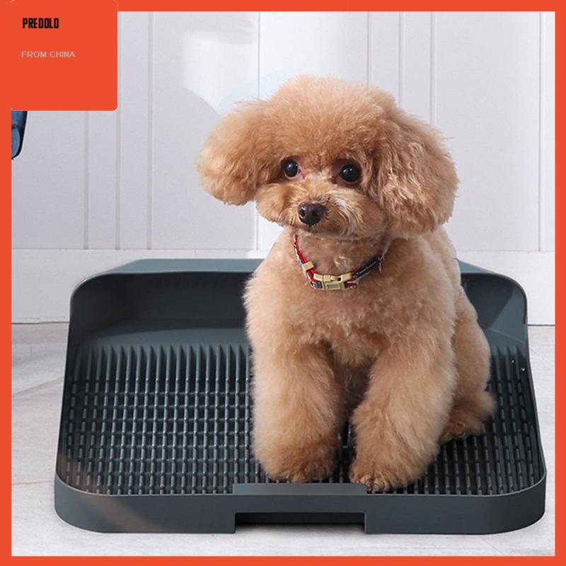 [Predolo] Nampan Toilet Training Hewan Peliharaan Tinggi 3.2cm Sisi Pagar Bedpan Toilet Anjing Untuk Indoor