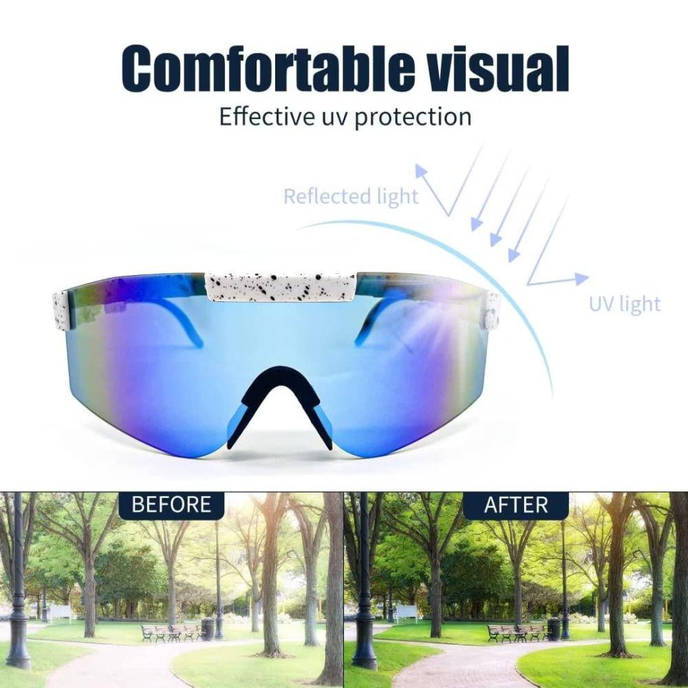 Lily Cycling Polarized Sports Sunglasses Tahan Debu Outdoor Untuk Pria Wanita Sports Eyewear Glasses
