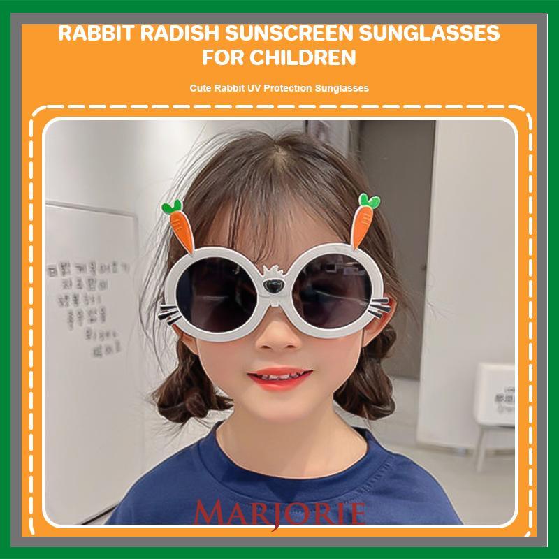 Kacamata Hitam Kartun Telinga Kelinci Lucu Warna-Warni Sunglasses Untuk Anak-MJD