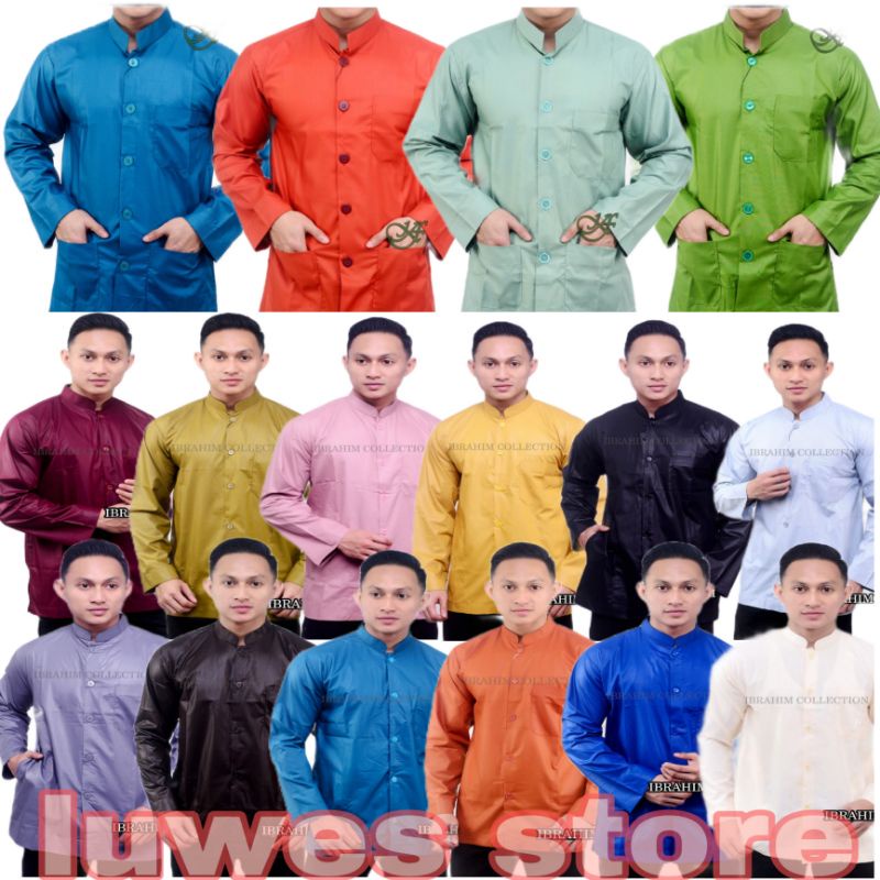 BAJU TAQWA MODEL AMMU /KOKO LUWES/ KOKO SANGHAE / HAIBAH POLOS/ALEBBAS /KOKO HABAIB/HABAIB POLOS/KOK