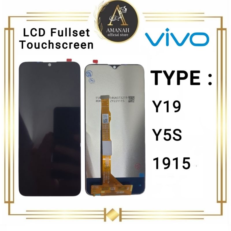 LCD TOUCHSCREEN VIVO Y19 / Y5S / 1915 Fullset Original Super 100% Layar Hp Tanam FULL SET COMPLETE