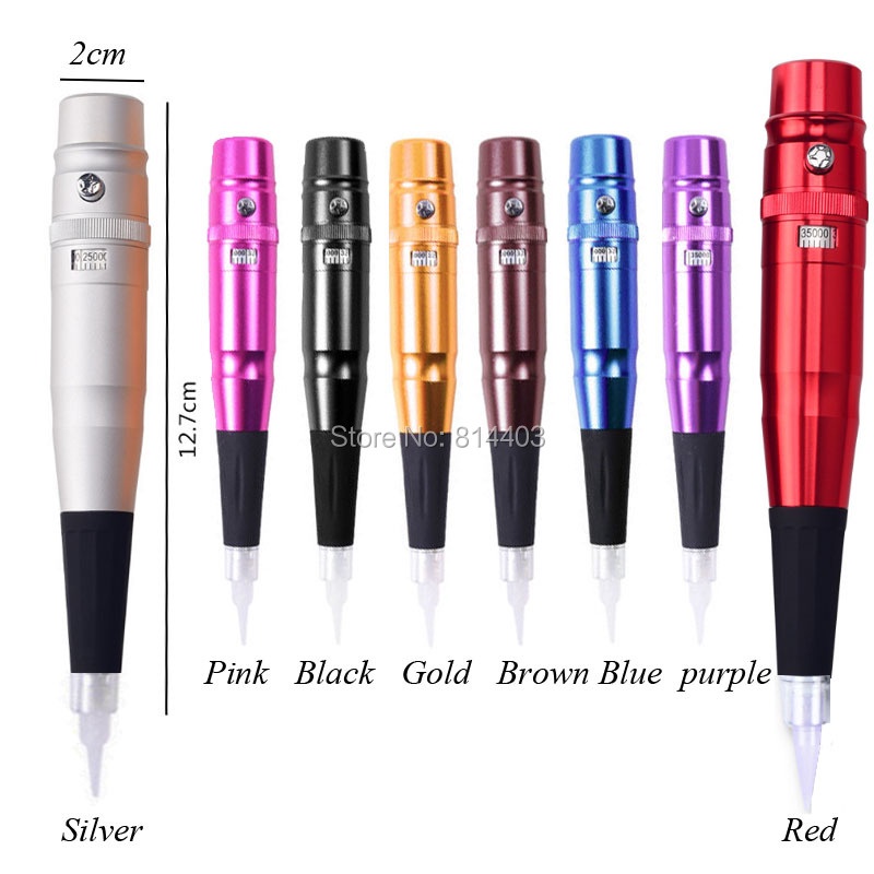 Mesin Tato Swiss Motor Pena Gun Make Up Permanen Tato Alis Bibir Pena Mesin Rotary Tato Kit