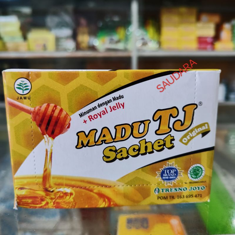 

Madu TJ box isi 12 Sachet