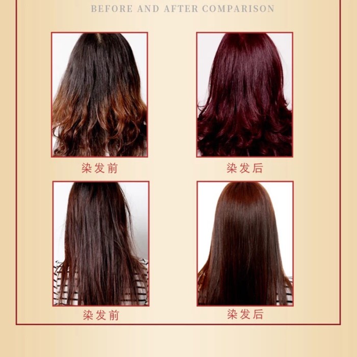 MOKERU Shampoo Semir Herbal / Shampoo Warna Cat Rambut
