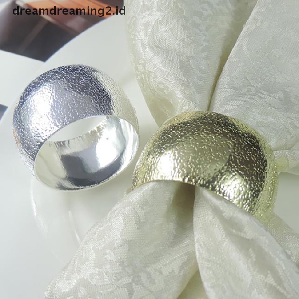 (dream) Napkin Rings Wedding Party Hotel Serviette Gesper Tempat Serbet Dekorasi Meja.