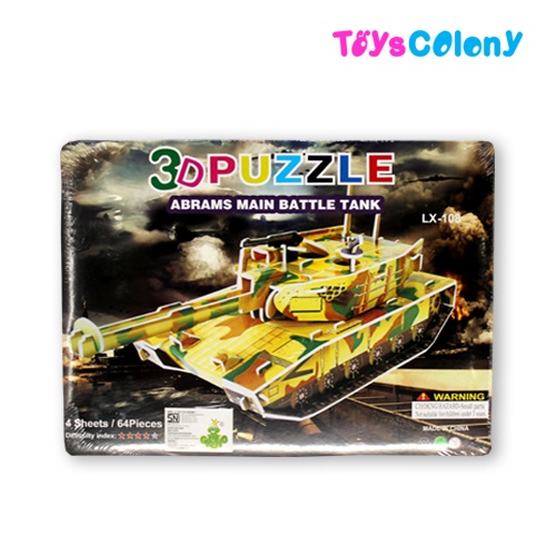 PUZZLE 3D DIY Berbagai Tema - Bahan Foam dan Paper