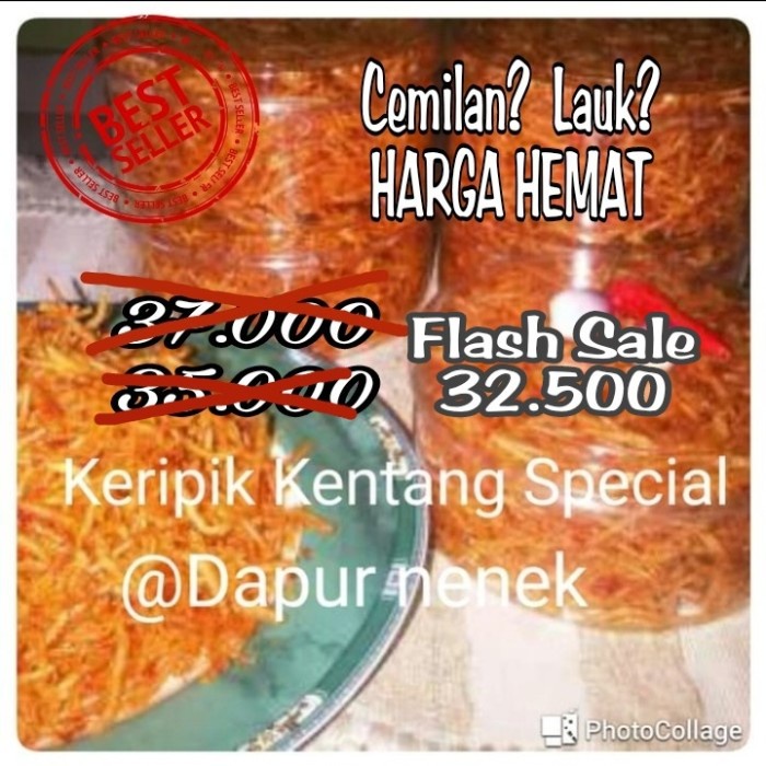 

Terlaris ✨ -Keripik Kentang Special Pedas Manis & Crispy - Extra Pedas2.2.23