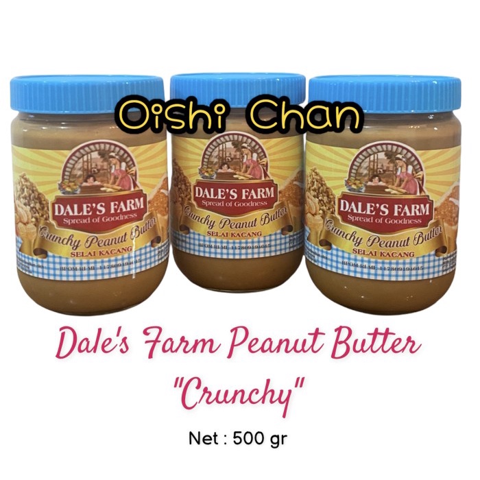 

Terlaris ✨ -Dale's Farm Crunchy Peanut Butter 500gr / Selai Kacang Dale's Farm2.2.23