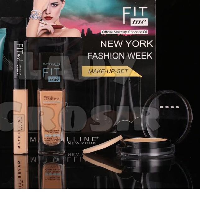 ☏ Maybeline Fit Me 4in1 / Make Up Set Maybeline Fit Me 4in1 / Paket Komplit 4in1 ♝