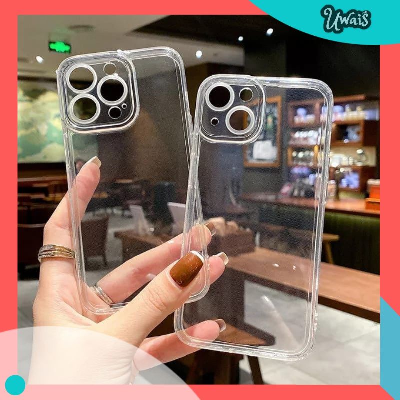 Softcase silicon case SPACE impact angel eye clear bening square kotak tebal Samsung A02 M02 A11 M12 S21 S21plus A03 J2 prime A03s A20 A30 M10s A21s A03 core A20s A04 A04e A04s A13 A14