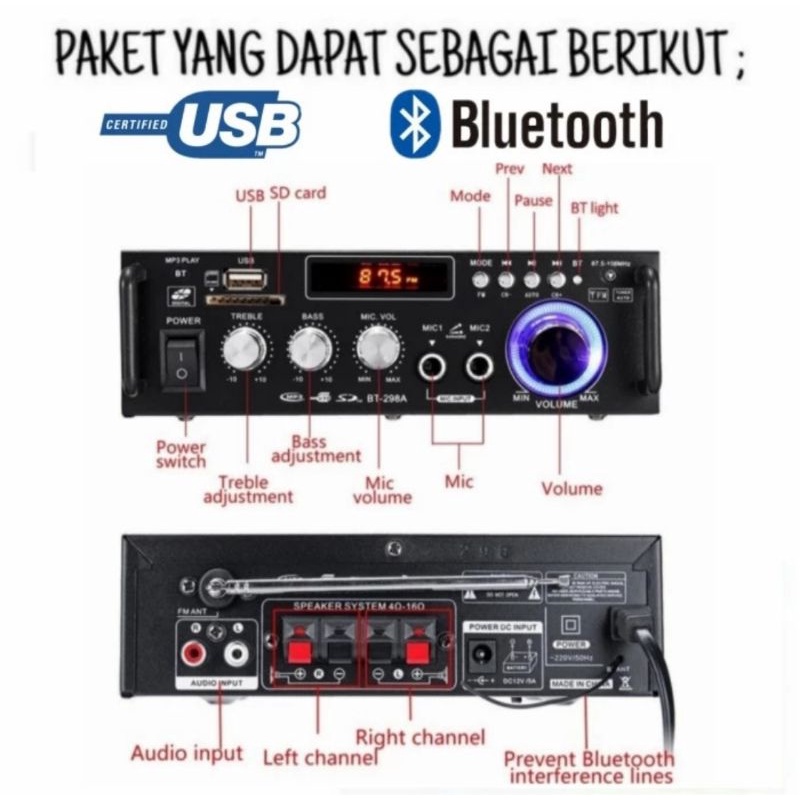 Paket Speaker Plafon 3R 5 Inch 4 Titik Buat Cafe ,Klinik, Restoran, Bisa Buat Panggilan