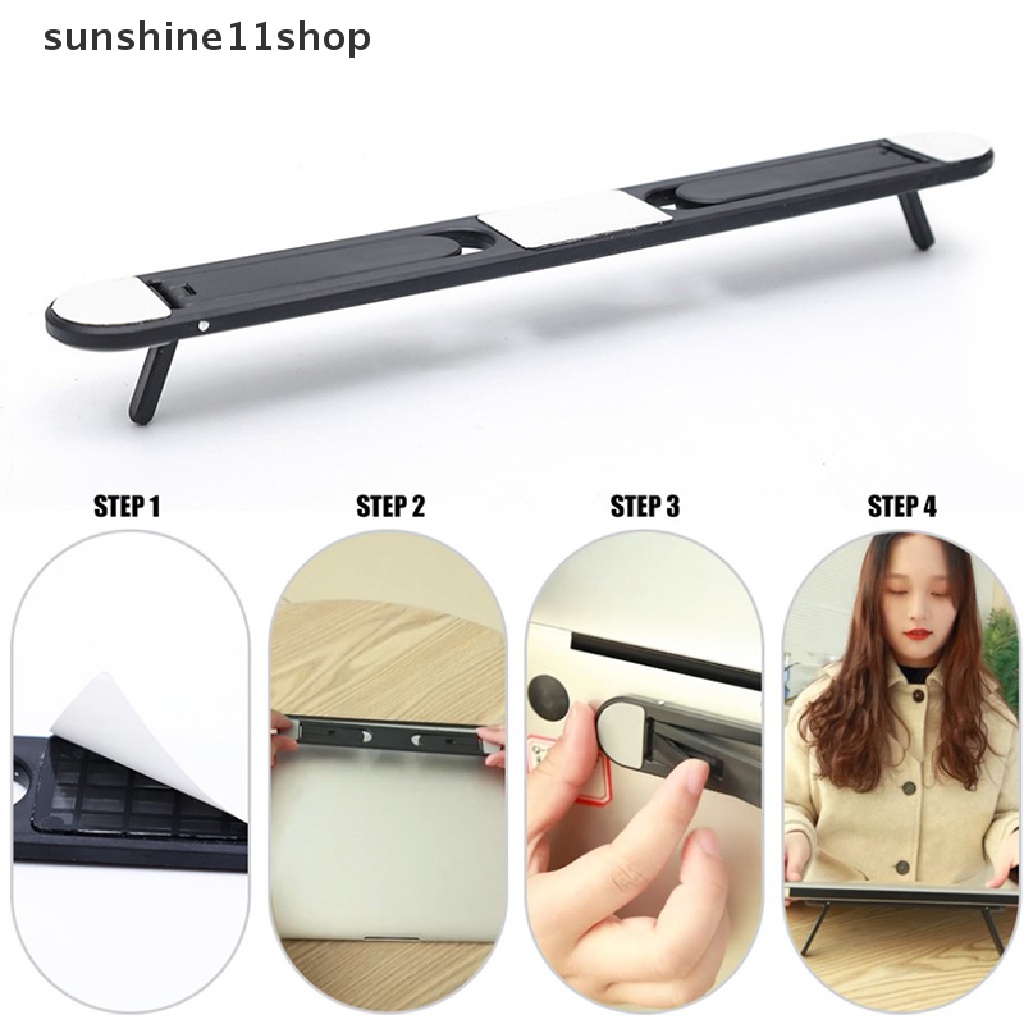 Sho Universal Laptop Stand Lipat Komputer Lipat Invisible Notebook Desktop Adjustable Laptop Cooling Holder Untuk Macbook N
