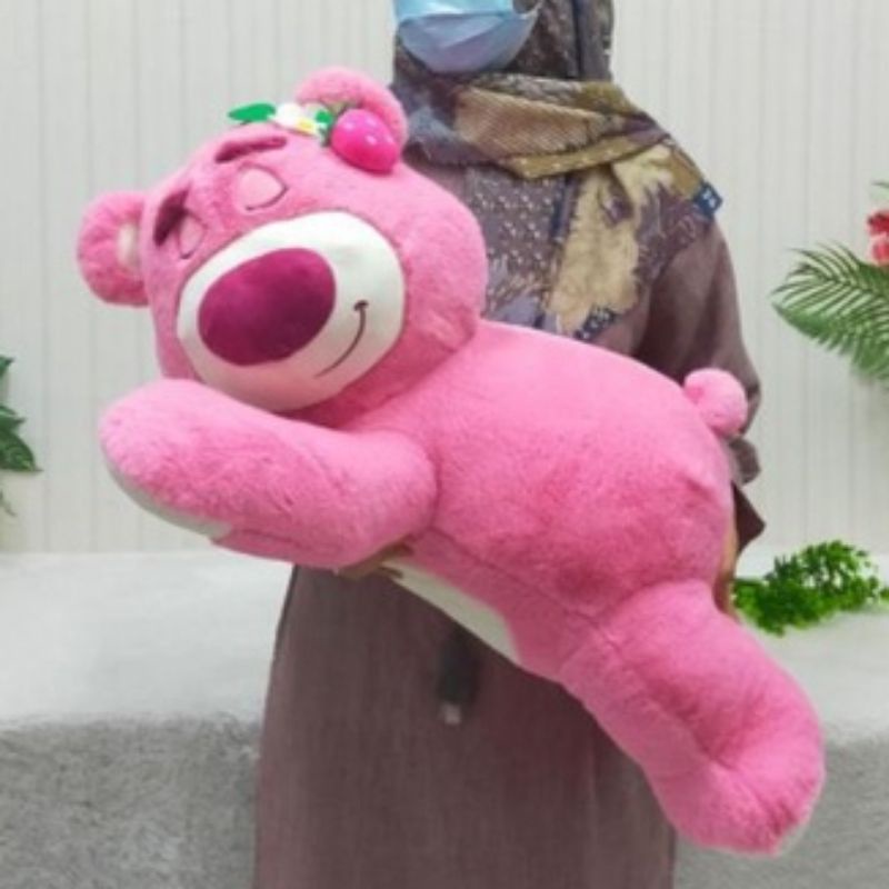 Boneka Lotso Besar Size 68cm/Boneka Toys Story/Boneka Karakter/Boneka Laying Lotso