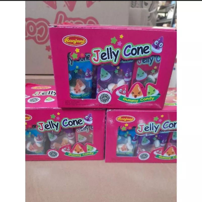 

Jelly Cone Ranjani gummy candy isi 30pcs