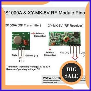 onderdil modul RX TX radio pemancar RF kit modul on off wireless DIY sepaket 1F3BZ3