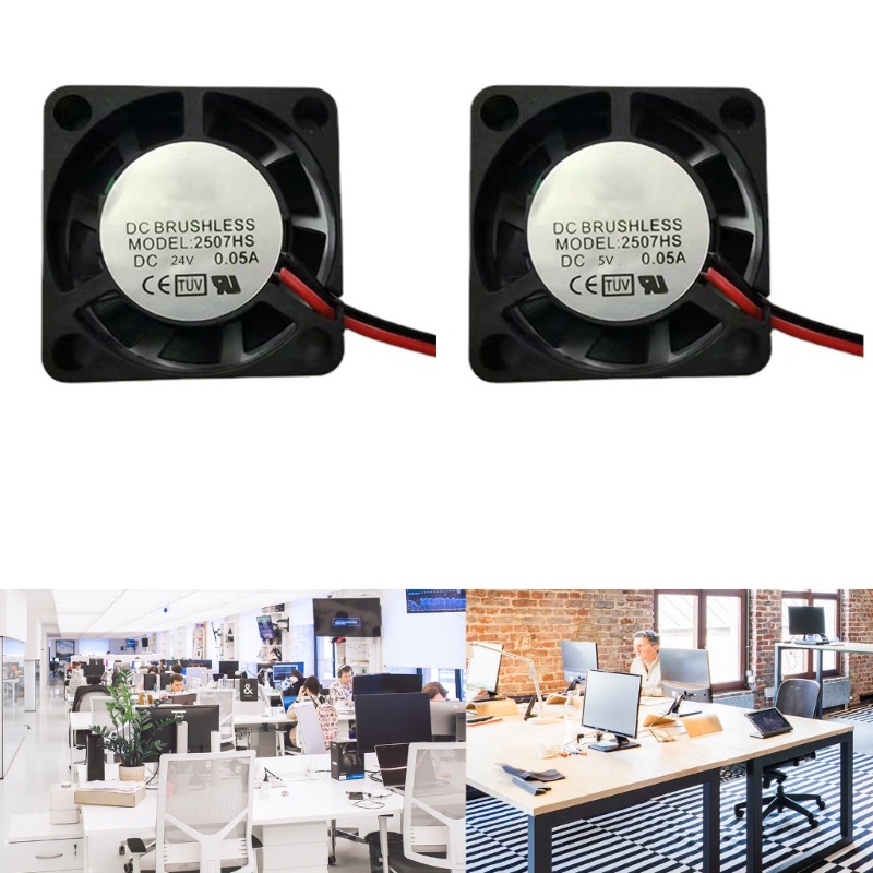 Btsg 2507kipas Pendingin Brushless Cooling Fan Heatsink 5V/12V/24V Hidrolik Bearing Cooling Fan Penghilang Panas Yang Baik Radi