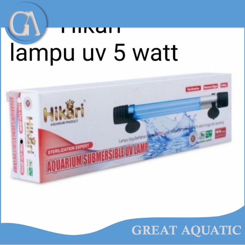 lampu uv 5 WATT aquarium hikari UV  5 watt
