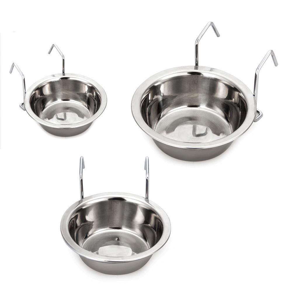 [Elegan] Mangkok Kandang Burung Beo 1PC Heavy Duty Dengan Penjepit Removable Hanging Nuri Food Bowl