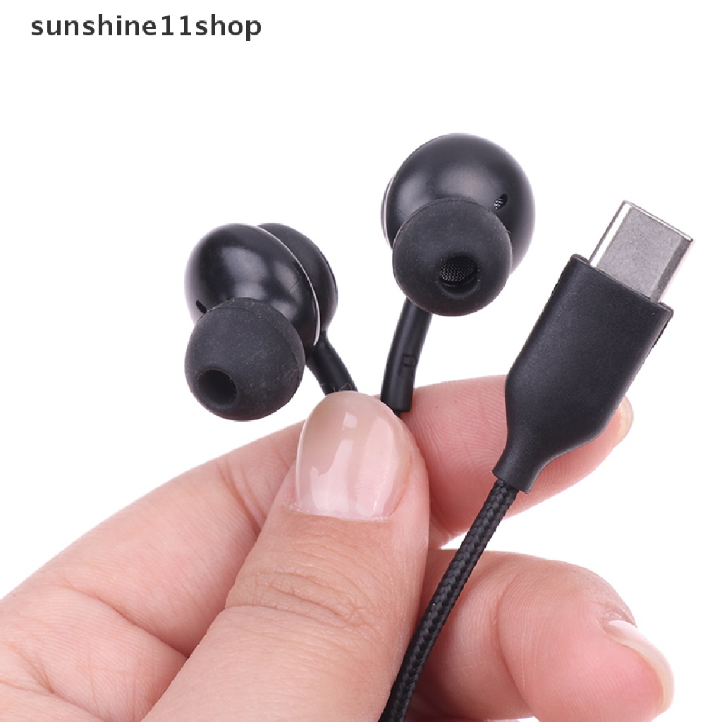 Sho Earphone Samsung AKG Tipe C Wired In-Ear Headphone Galaxy Note10 /20 N