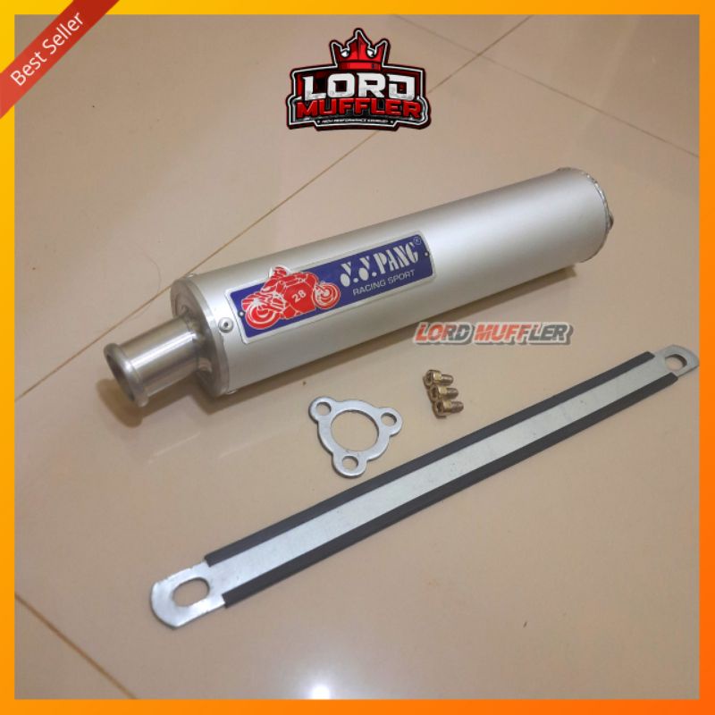 YY PANG Muffler box 2 stroke alumunium dop cor / yy pang exhaust 2 stroke/ yy pang ekzos Muffler box