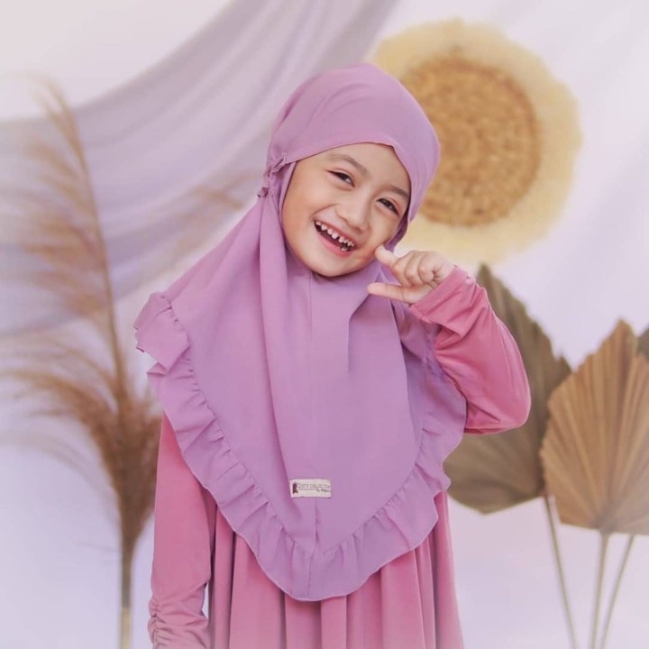 JILBAB BERGO MARYAM ANAK NON PET TALI KRIWIL || KITY BERGO ANAK DIAMOND || HIJAB BERGO KIDZY REMPEL 
