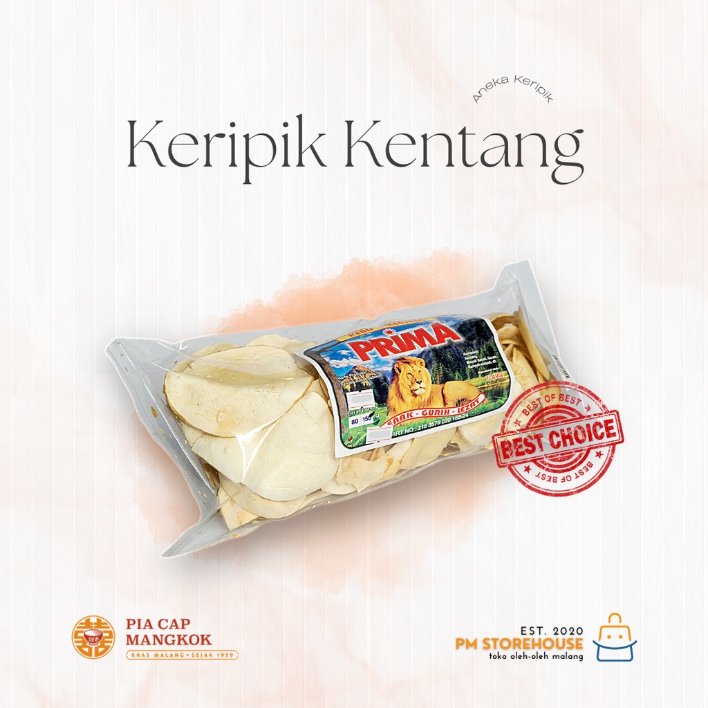 Keripik Kentang Putih Prima - Kemasan Besar