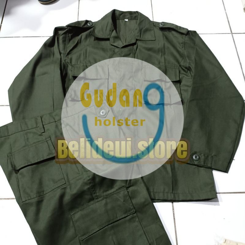 Setelan Baju PDL/Baju PDl/Seragam menwa PDL