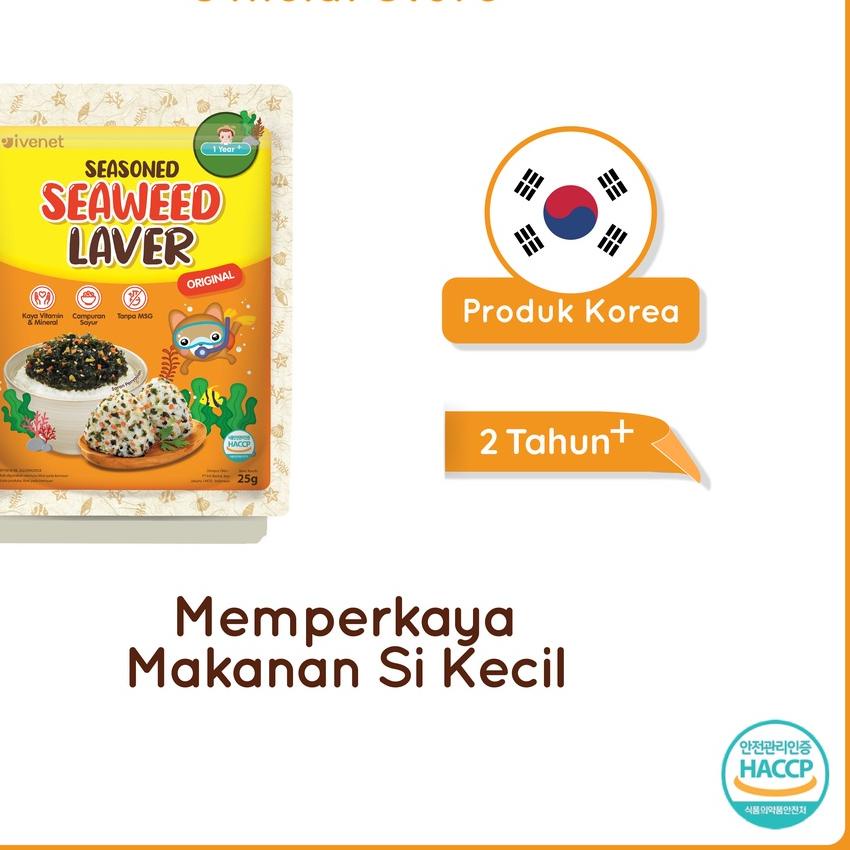 

◘ Ivenet Seasoned Seaweed Laver - Bumbu Pelengkap Makanan Rumput Laut ☼