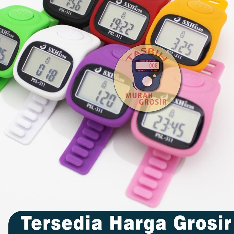 ➳ Tasbih Digital Tally Counter Premium / Tasbih Digital smart ALARM Merek SXH ☉