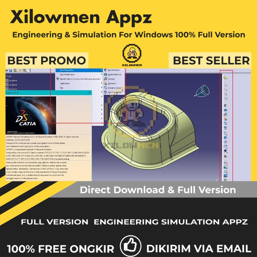 [Full Version] ESI PAM-DIEMAKER 2021.0 for CATIA Pro Engineering Software Lifetime Win OS