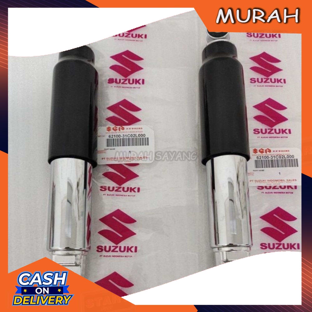 Shock Belakang Peredam Kejut Suzuki RC 110 - Rc110 PNP Shogun kebo - tornado ORIGINAL sepasang Promo