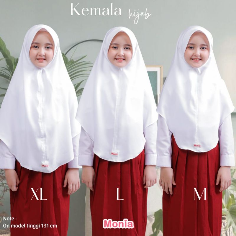 Kemala Hijab by Monia Hijab Kids size MLXL | Hijab Terbaru