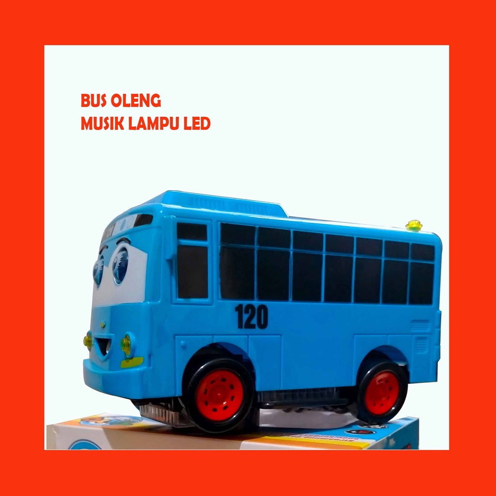 Mainan Tayo Dancing Musik Bus Lampu Led Kelap Kelip Anak Laki laki