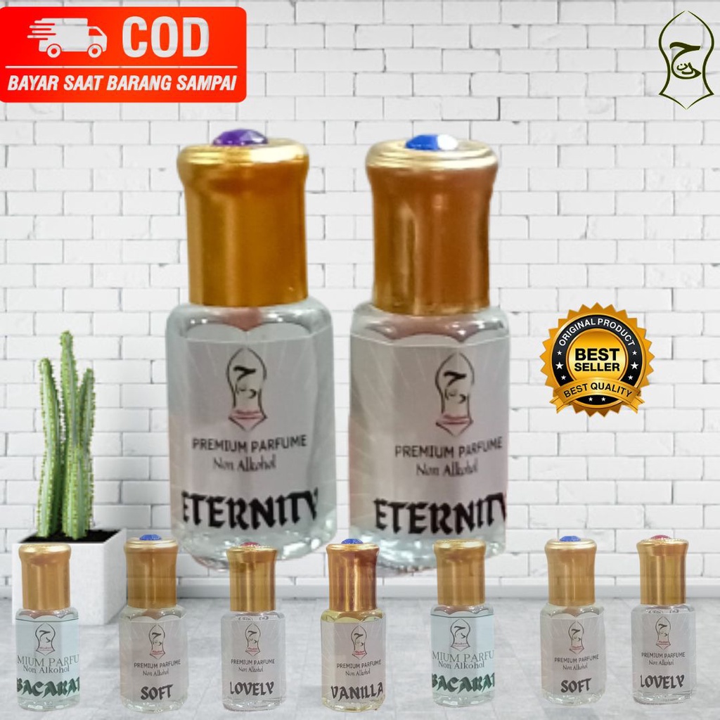 Parfum premium 6 ml,3ml dan 12 ml minyak wangin non alkohol MURAH