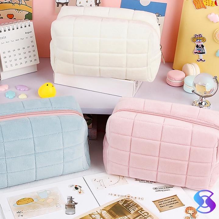 

IAN947 Pensil case/pensil Pouch/Make up Tas/MUJI STYLE Tas Pena Kapasitas Besar-Suning Mall |||